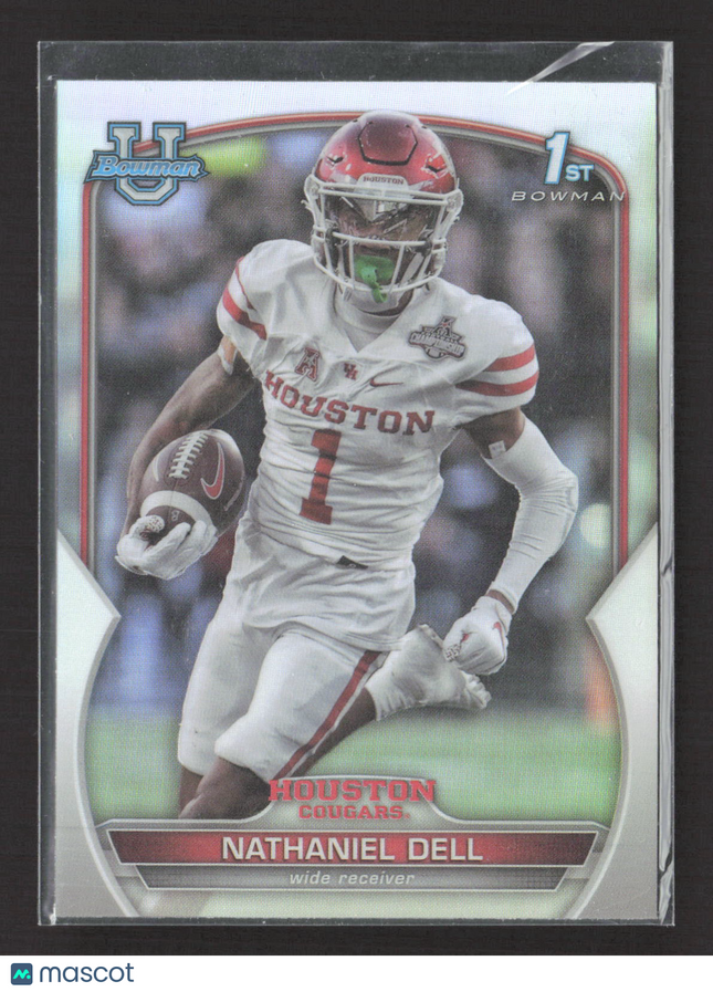 2022 Bowman University Nathaniel Dell #49 Refractor