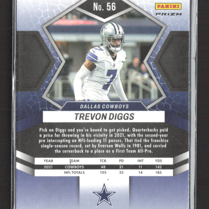 2022 Panini Mosaic Prizm Trevon Diggs #56 Orange