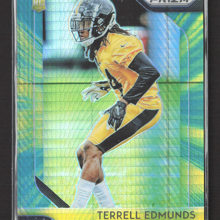 2018 Panini Prizm Terrell Edmunds #252 Green hyper RC 014/275