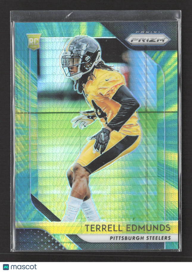 2018 Panini Prizm Terrell Edmunds #252 Green hyper RC 014/275