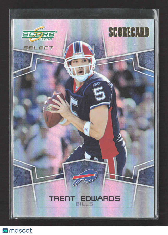 2008 Score Select Scorecard Trent Edwards #30