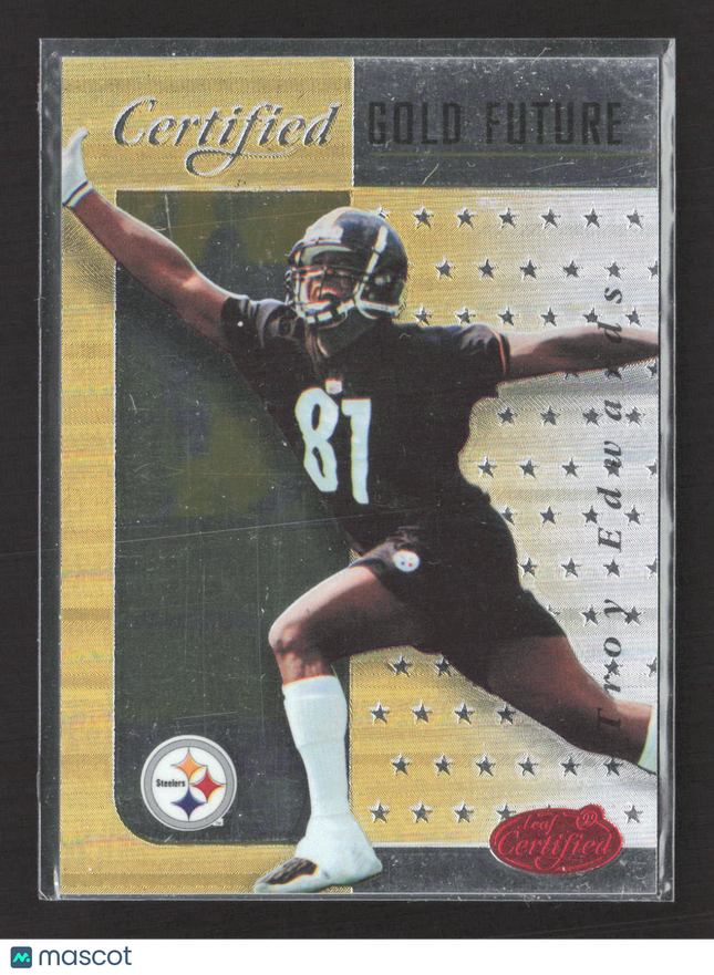 1999 Leaf Certified Gold Future Troy Edwards #16