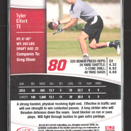2013 SAGE Tyler Eifert #SP12 120/199