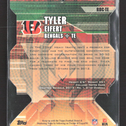 2013 Topps Chrome Rookie Die-Cut Tyler Eifert #RDC-TE RC