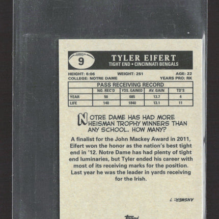2013 Topps Archives Tyler Eifert #9 RC