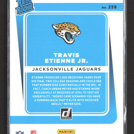 2021 Panini Donruss Travis Etienne Jr. #258