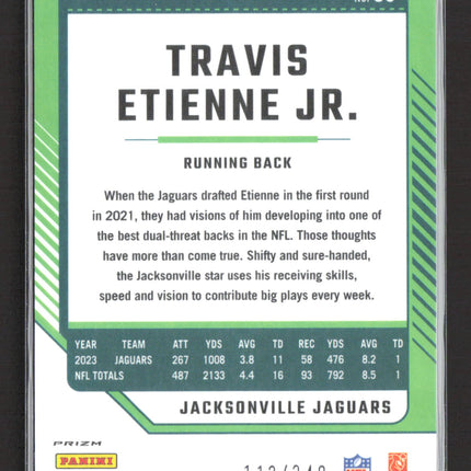 2024 Panini Donruss Optic Travis Etienne Jr. #89 Orange 113/249