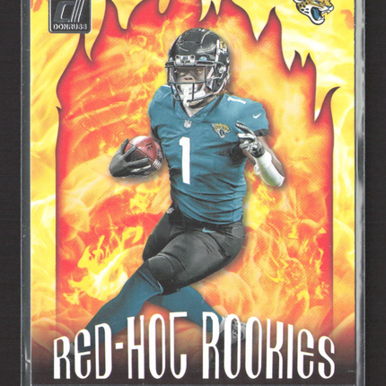 2021 Panini Donruss Red-Hot Rookies Travis Etienne Jr. #RHR-TET