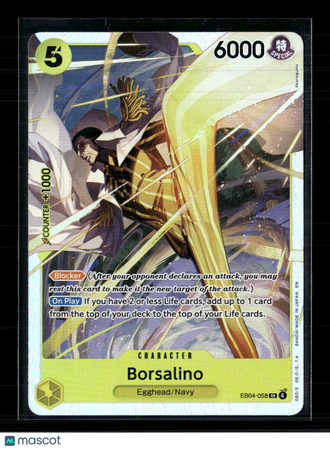 One Piece TCG Borsalino Adventure on Kami's Island SR • EB04-058