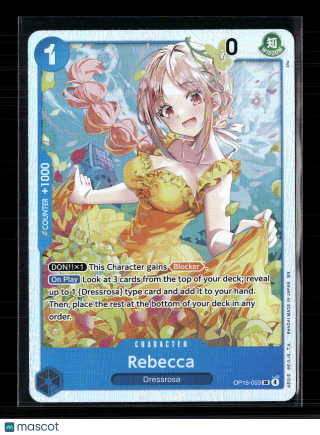 One Piece TCG Rebecca (OP15-053) Adventure on Kami's Island SR • OP15-053