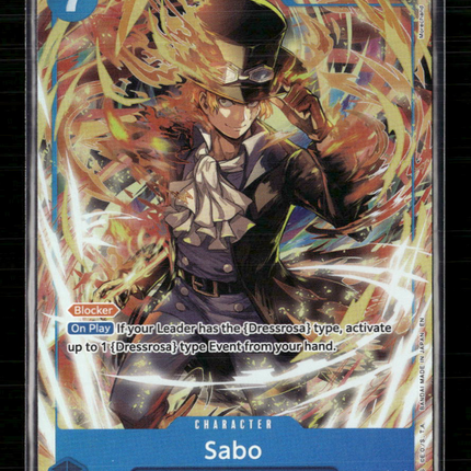 One Piece TCG Sabo (Alternate Art) Adventure on Kami's Island SR • OP15-046