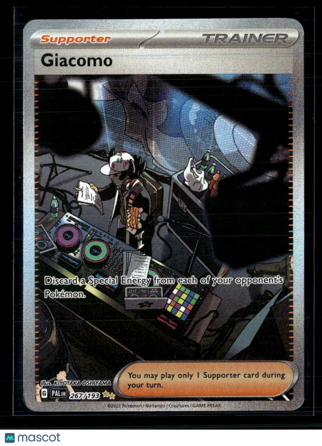 Pokemon 2023 Paldea Evolved Giacomo SAR #267/193