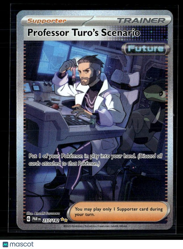 Pokemon 2023 Paradox Rift Professor Turo's Scenario FA SAR #257/182