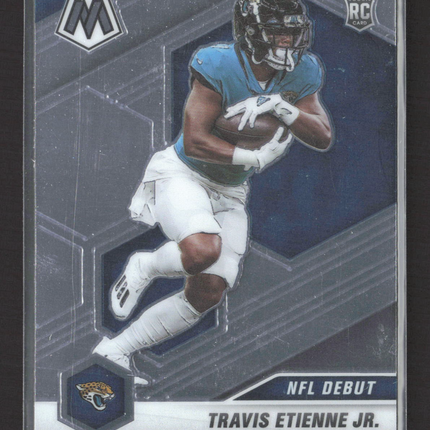 2021 Panini Mosaic Football Travis Etienne Jr. #253 NFL Debut RC