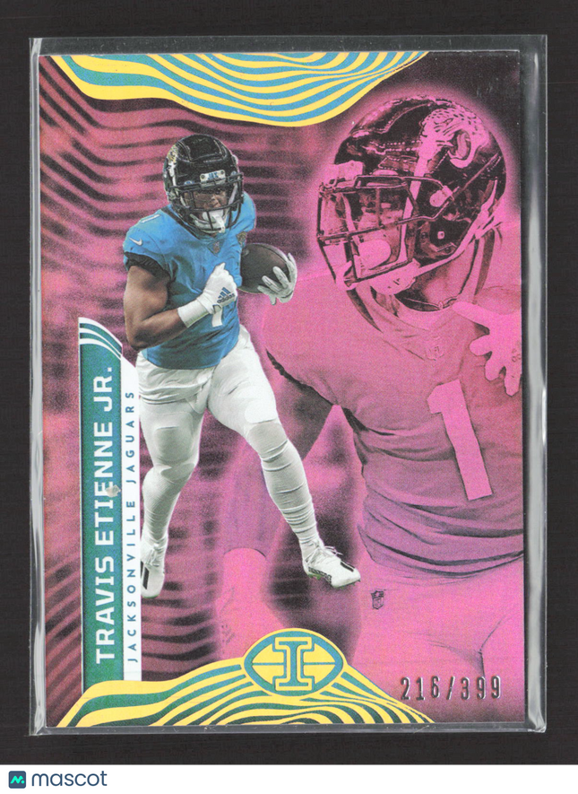 2022 Panini Illusions Travis Etienne Jr. #42 Pink 216/399