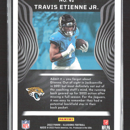 2022 Panini Illusions Travis Etienne Jr. #42 Pink 216/399