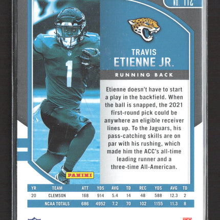 2021 Panini Absolute Football Travis Etienne Jr. #112 RC