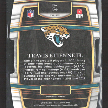2022 Panini Select Football Concourse Travis Etienne Jr. #54 RC