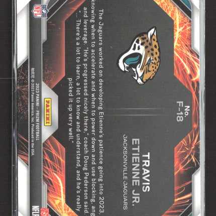 2023 Panini Prizm Fireworks Travis Etienne Jr. #F-18