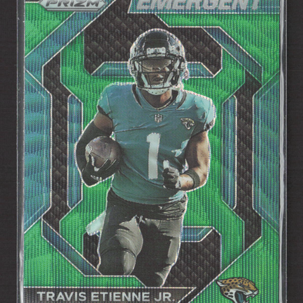 2023 Panini Prizm Emergent Travis Etienne Jr. #H-16 Green