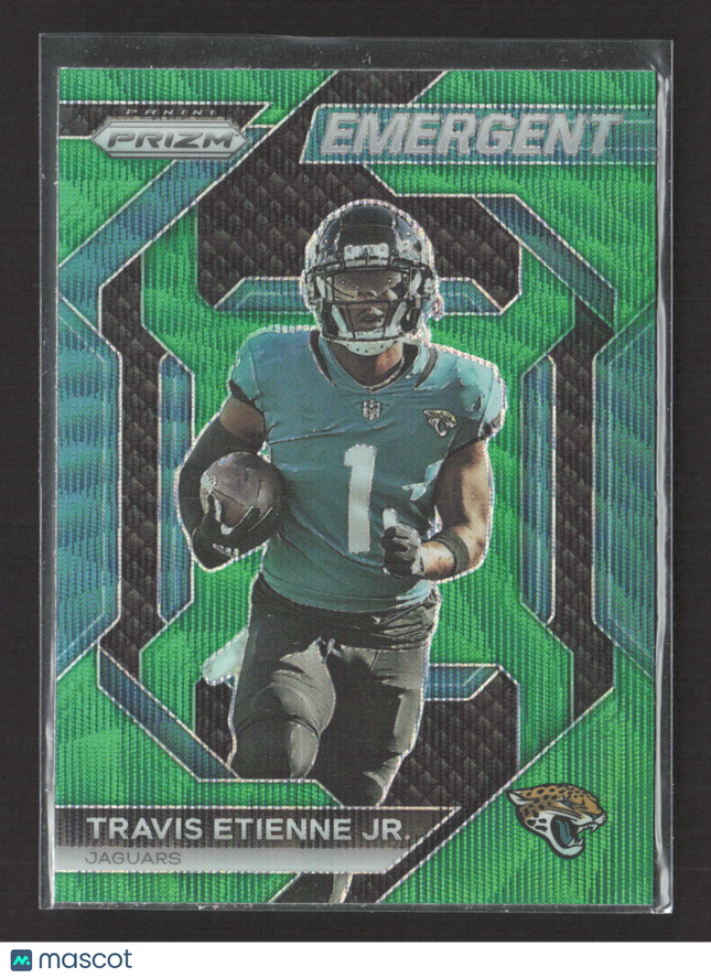 2023 Panini Prizm Emergent Travis Etienne Jr. #H-16 Green