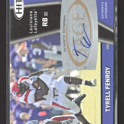 2009 SAGE HIT Tyrell Fenroy #A76 Authentic Autograph