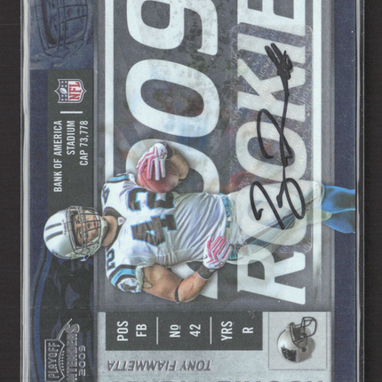 2009 Playoff Contenders Rookie Ticket Tony Fiammetta #205 Auto