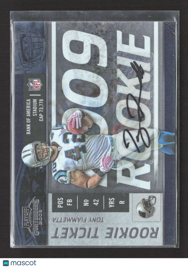 2009 Playoff Contenders Rookie Ticket Tony Fiammetta #205 Auto