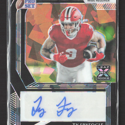 2022 Leaf Pro Set Ty Fryfogle #PA-TF2 RC 6/10 Auto