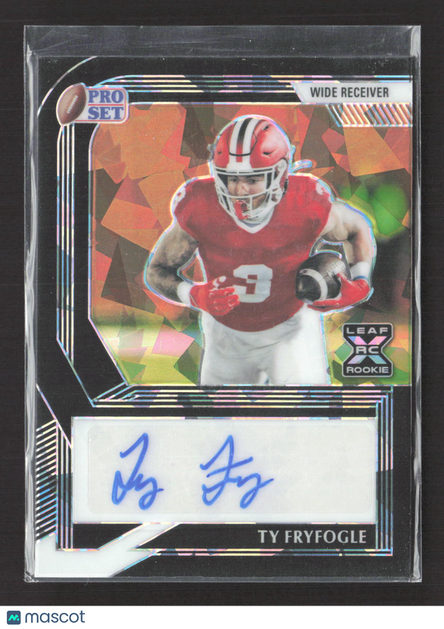 2022 Leaf Pro Set Ty Fryfogle #PA-TF2 RC 6/10 Auto