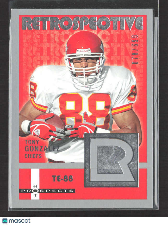 2006 Fleer Hot Prospects Retrospective Tony Gonzalez #RE-TG /699