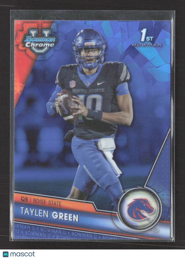2023 Topps Bowman Chrome University Taylen Green #14 Sapphire