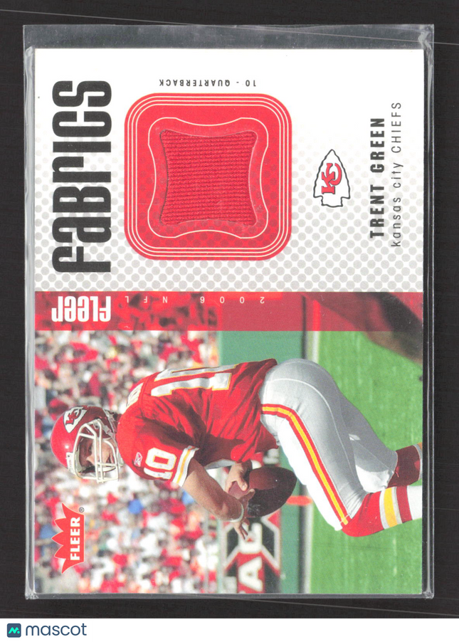 2006 Fleer Fabrics Trent Green #FF-GR Game-Used Jersey Patch