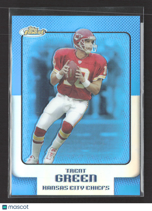 2006 Topps Finest Trent Green #80 Blue Refractor /299
