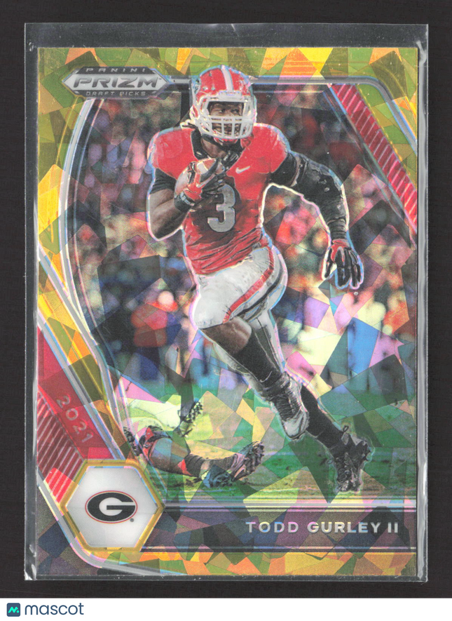 2021 Panini Prizm Draft Picks Todd Gurley II #85 Gold Ice