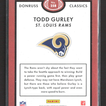 2015 Donruss Classics Todd Gurley #258 RC