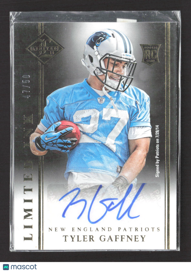 2014 Panini Limited Limited Ink Tyler Gaffney #LI-TG Auto