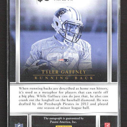 2014 Panini Limited Limited Ink Tyler Gaffney #LI-TG Auto