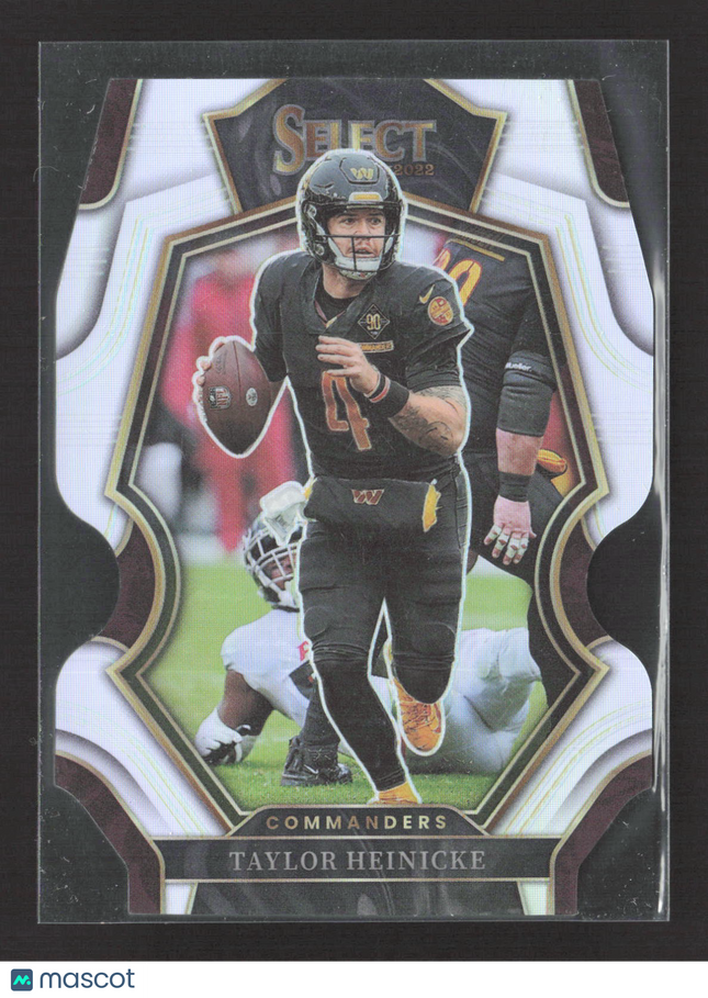 2023 Panini Select Prizm Taylor Heinicke #199 Silver Premier Level