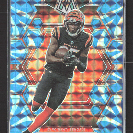 2023 Panini Mosaic Prizm Tee Higgins #42 Blue Reactive