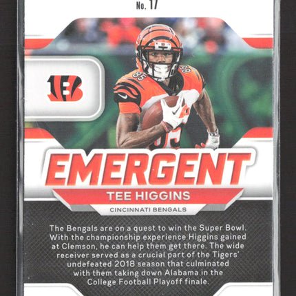 2020 Panini Prizm Emergent Tee Higgins #17 RC