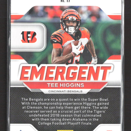 2020 Panini Prizm Emergent Tee Higgins #17 RC