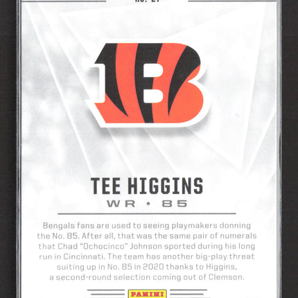 2020 Panini Illusions Tee Higgins #21 RC