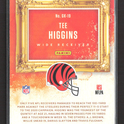 2021 Panini Chronicles Gridiron Kings Tee Higgins #GK-19 RC