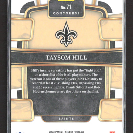 2024 Panini Select Taysom Hill #71 Concourse