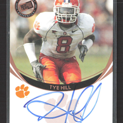2006 Press Pass Tye Hill Authentic Autograph