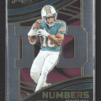2024 Panini Select Numbers Tyreek Hill #NMB-THI