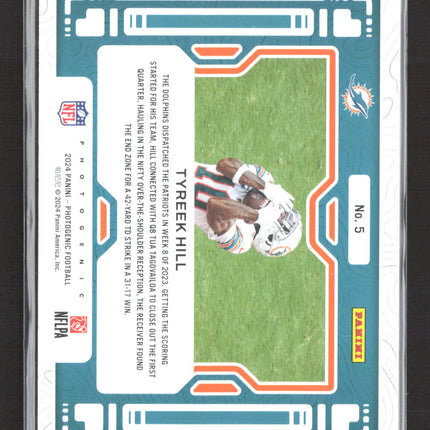 2024 Panini Photogenic Different View Tyreek Hill #5