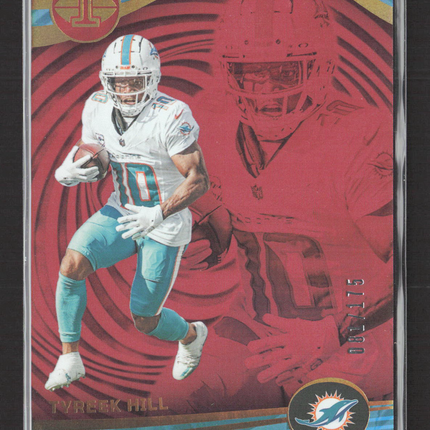 2024 Panini Illusions Football Tyreek Hill #70 Red /175