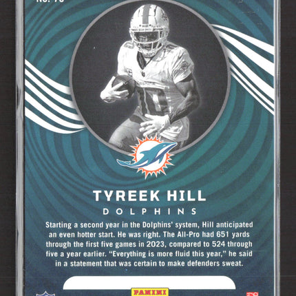 2024 Panini Illusions Football Tyreek Hill #70 Red /175